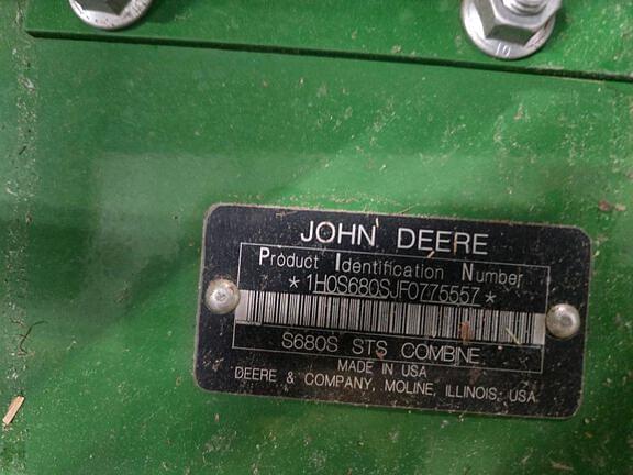 Image of John Deere S680 Image 1