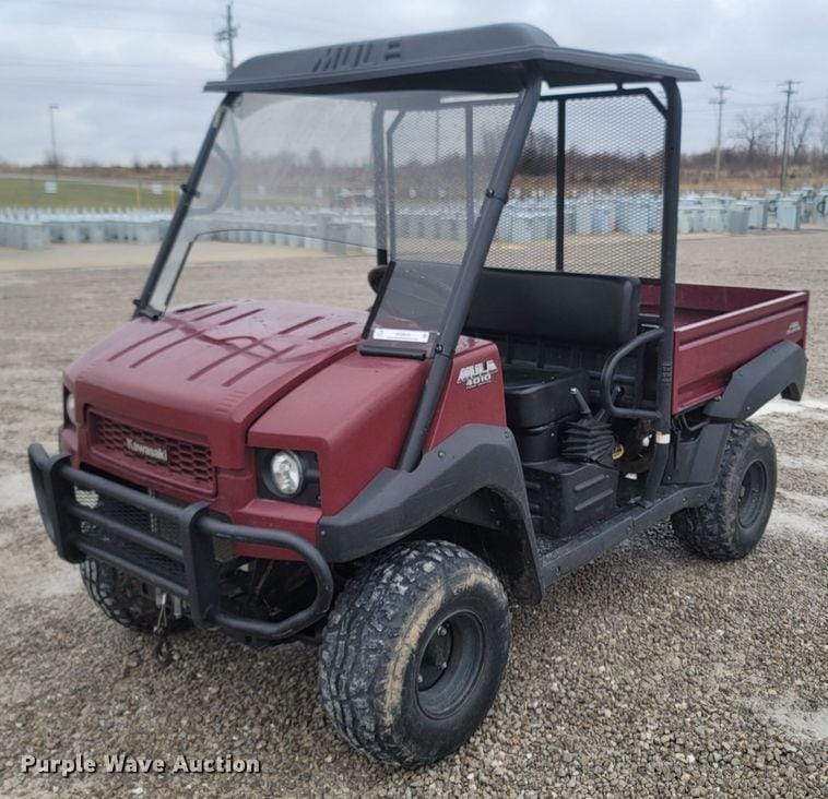 SOLD - 2015 Kawasaki 4010 Mule utility vehicle Other Equipment