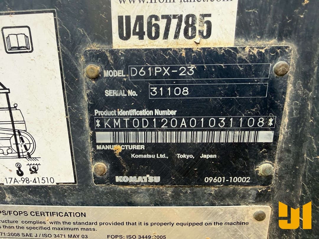 Image of Komatsu D61PX-23 Image 1