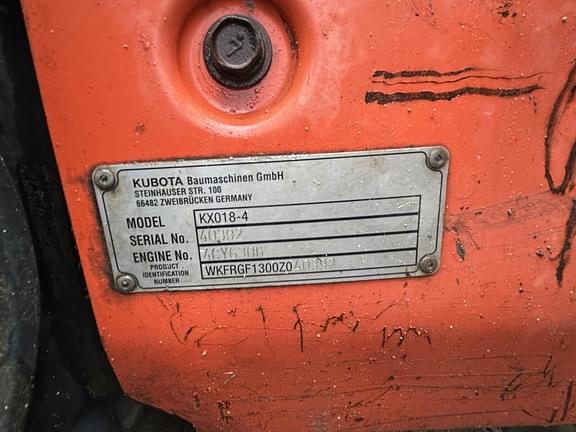 Image of Kubota KX018-4 equipment image 2