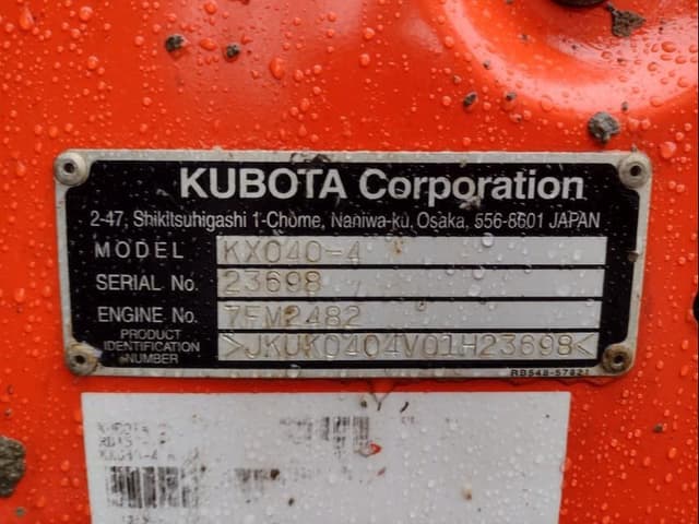 Image of Kubota KX040-4 equipment image 4