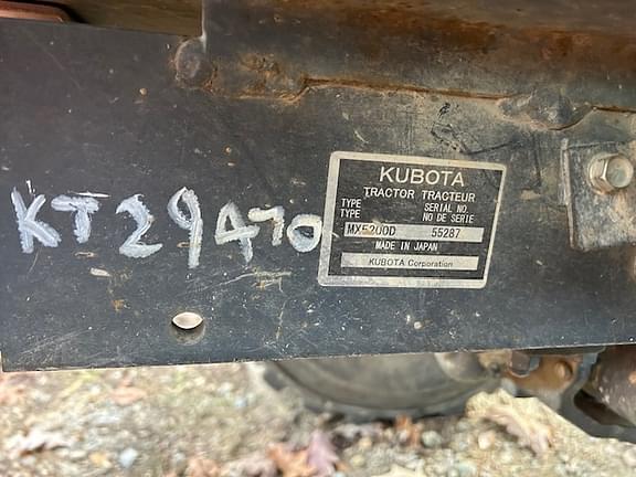 Image of Kubota MX5200 equipment image 2