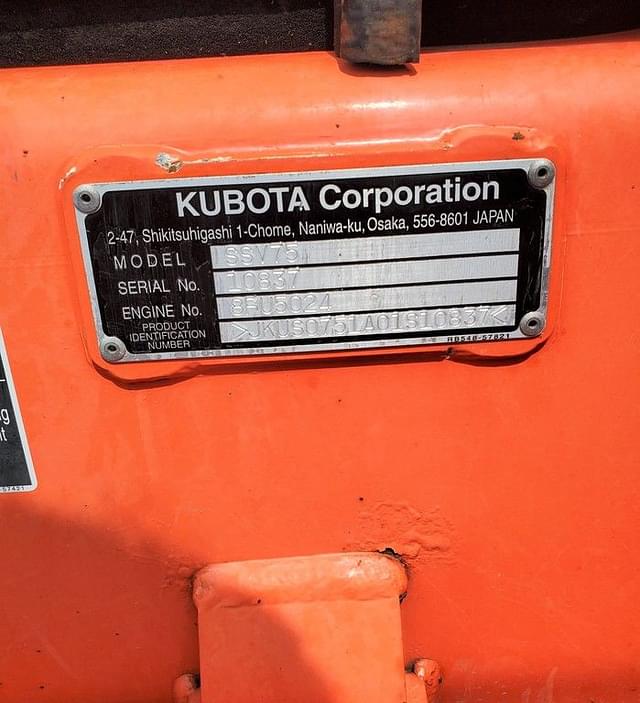 Image of Kubota SSV75 equipment image 4