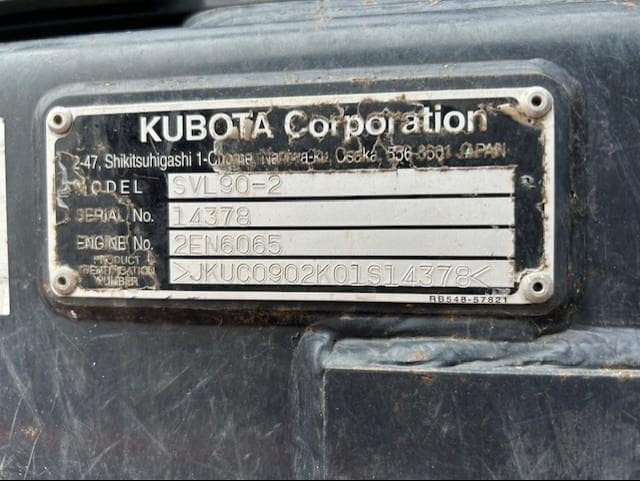Image of Kubota SVL90-2 equipment image 4