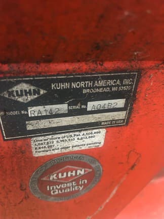 Image of Kuhn Knight RA142 equipment image 4