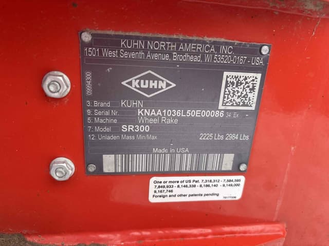 Image of Kuhn SR312 equipment image 1