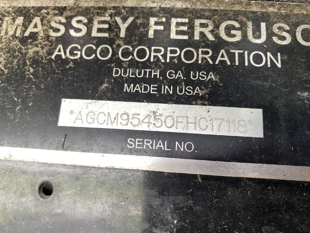 Image of Massey Ferguson 9545 equipment image 4