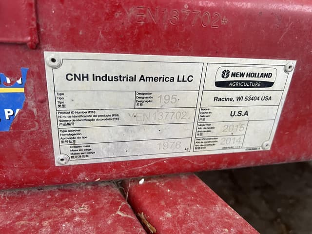 Image of New Holland 195 equipment image 4