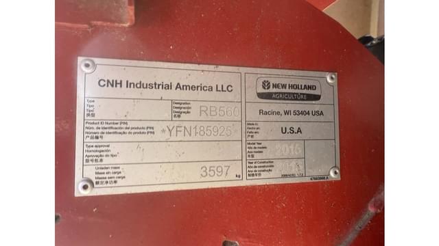 Image of New Holland RB560 Specialty Crop equipment image 4