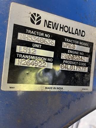 Image of New Holland Workmaster 60 equipment image 4