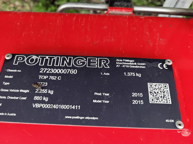 Image of Pottinger Top 762C equipment image 4