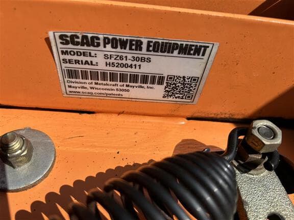 Image of Scag SFZ61-30BS equipment image 1