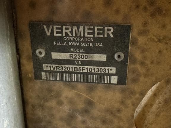 Image of Vermeer R2300 equipment image 3