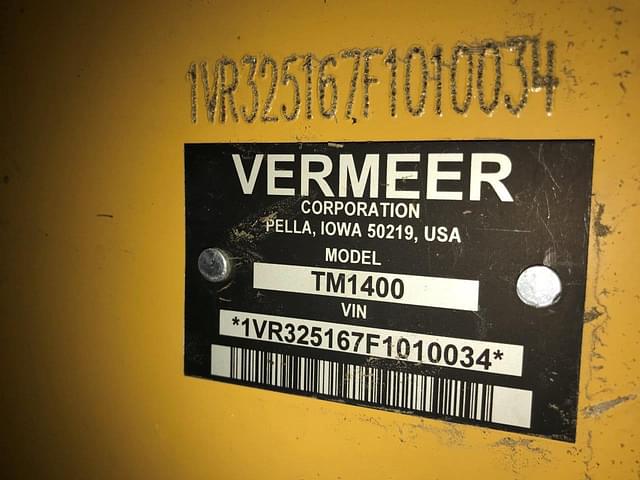 Image of Vermeer TM1400 equipment image 3