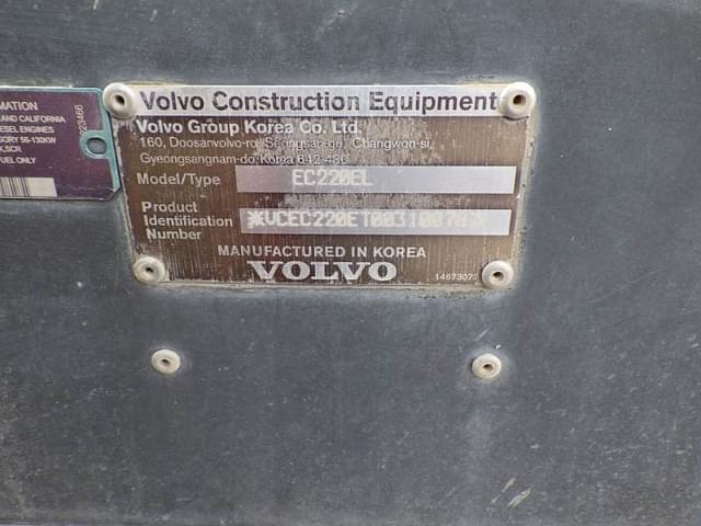Image of Volvo EC220EL equipment image 4