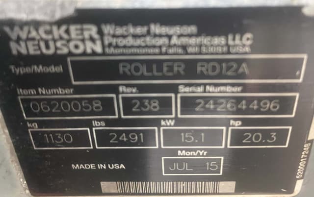 Image of Wacker Neuson RD12A equipment image 4