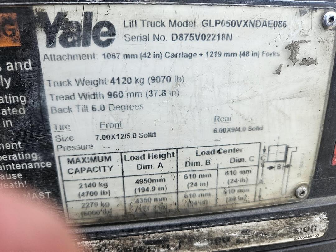 Image of Yale GLP050VX Image 1