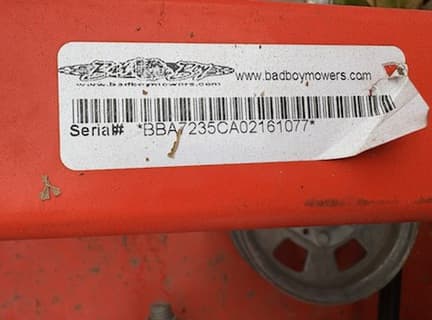 Image of Bad Boy AOS7200 equipment image 1