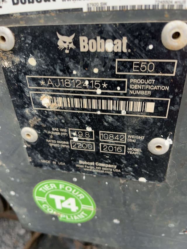 Image of Bobcat E50 equipment image 4
