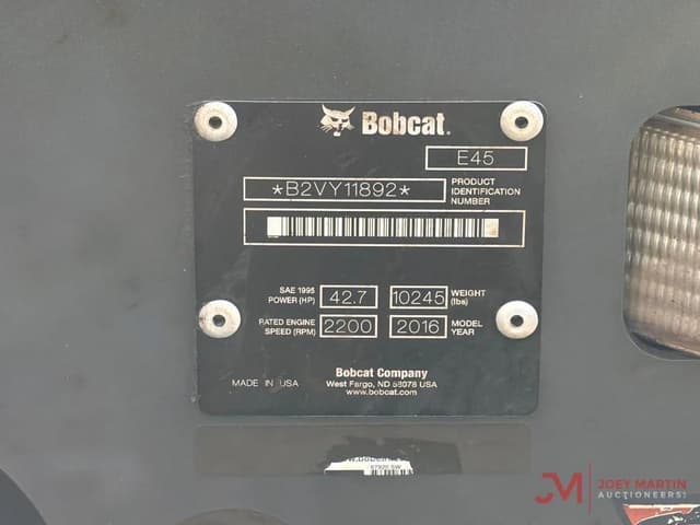 Image of Bobcat E45 equipment image 4