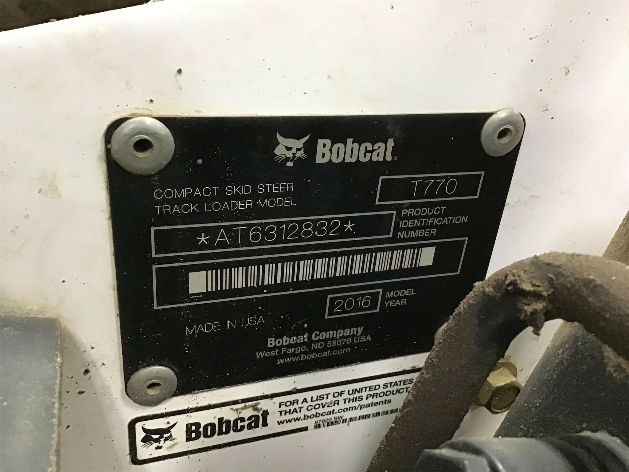 2016 Bobcat T770 Equipment Image0