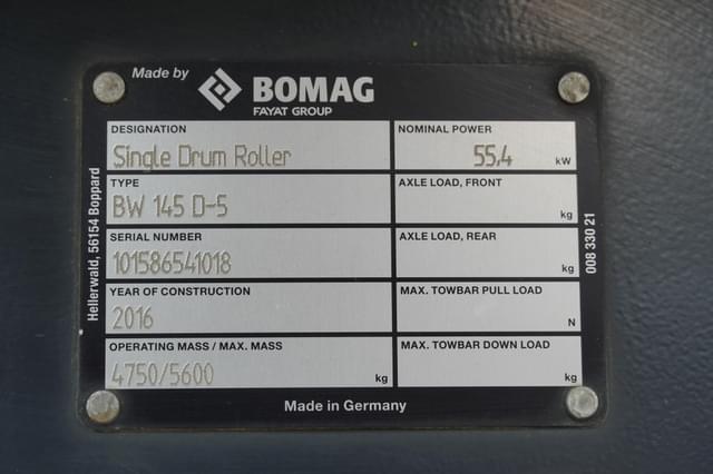 Image of Bomag BW145D-5 equipment image 1