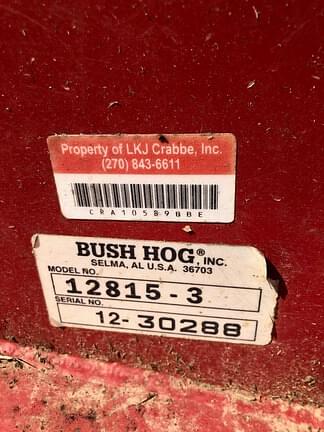Image of Bush Hog 12815 equipment image 4