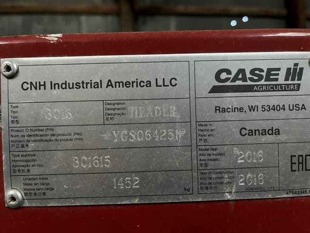 Image of Case IH 3016 equipment image 1