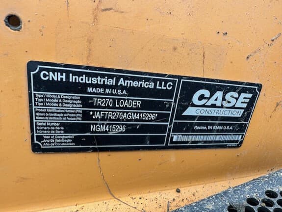 Image of Case TR270 equipment image 4