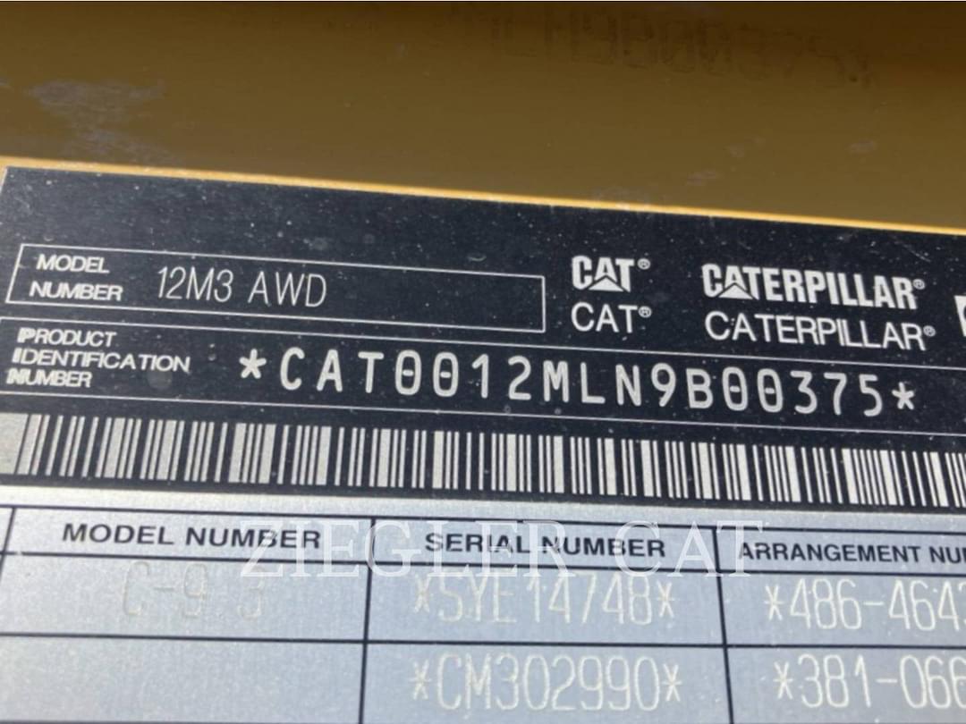 Image of Caterpillar 12M3 Primary image