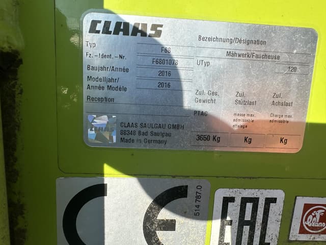 Image of CLAAS Disco 3600FRC Profil equipment image 1