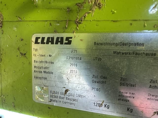 Image of CLAAS Disco 3600FRC Profil equipment image 2