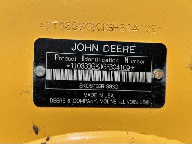 Image of John Deere 333G equipment image 2