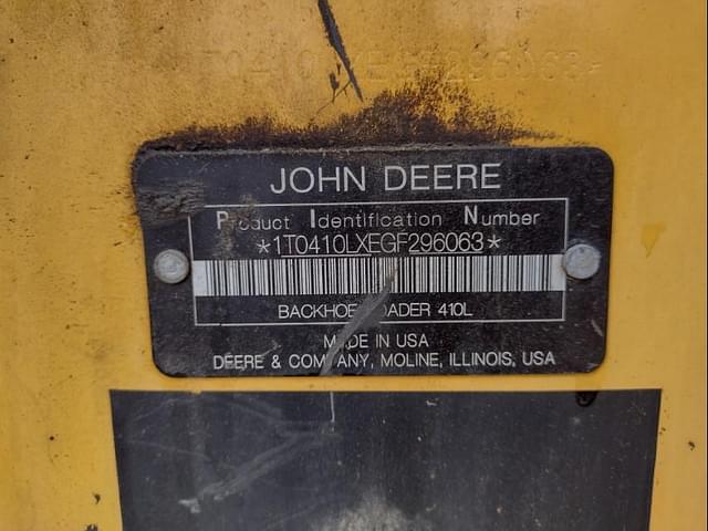 Image of John Deere 410L equipment image 4