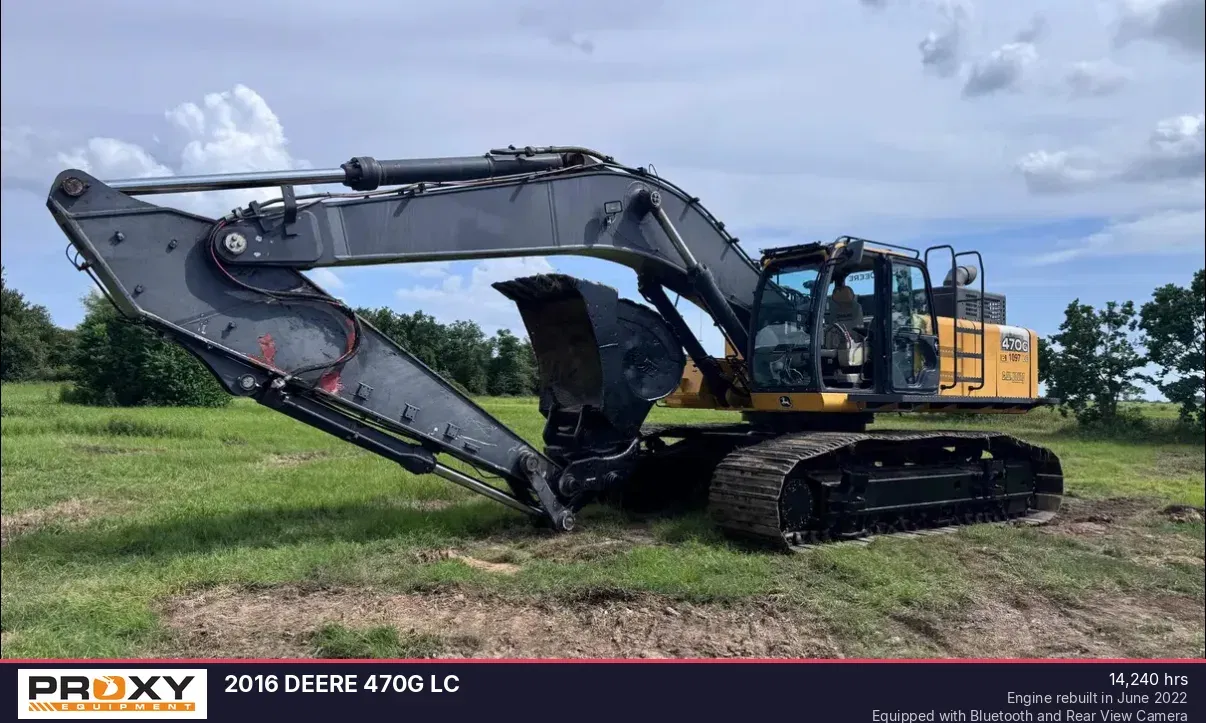 2016 John Deere 470G LC Equipment Image0