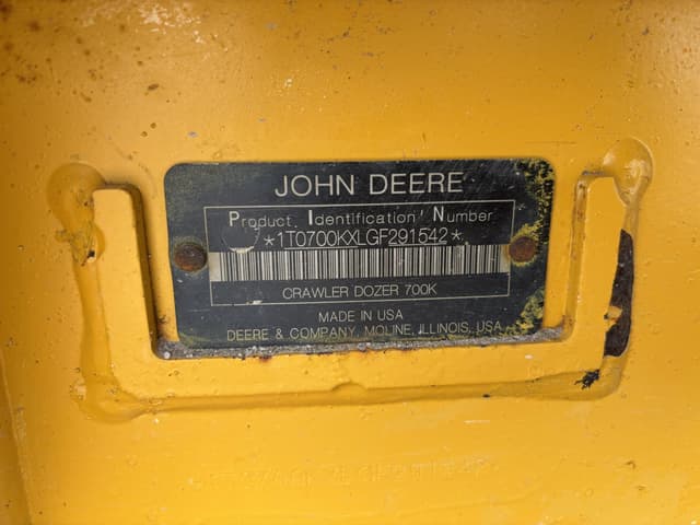Image of John Deere 700K LGP equipment image 2