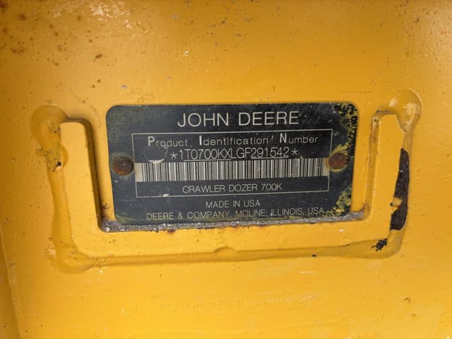 Image of John Deere 700K LGP equipment image 2