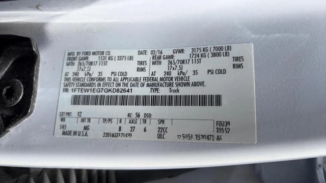 Image of Ford F-150 equipment image 3