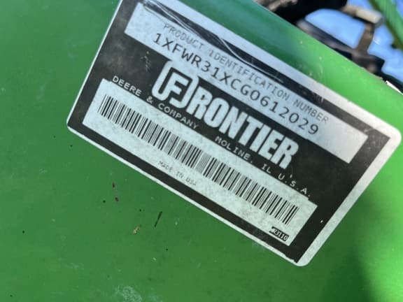 Image of Frontier WR3110 equipment image 4