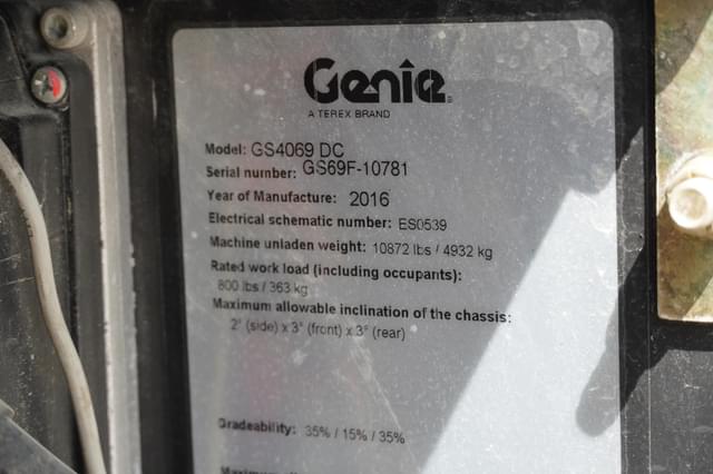 Image of Genie GS-4069DC  equipment image 1