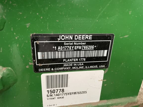 Image of John Deere 1775 equipment image 3