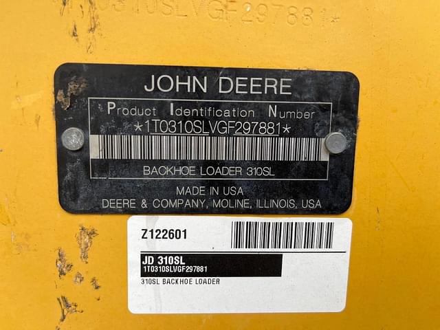 Image of John Deere 310SL equipment image 4