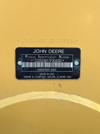 Image of John Deere 330G equipment image 4