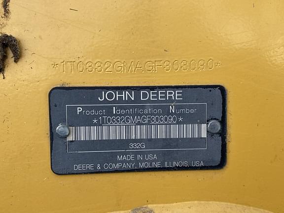 Image of John Deere 332G equipment image 2