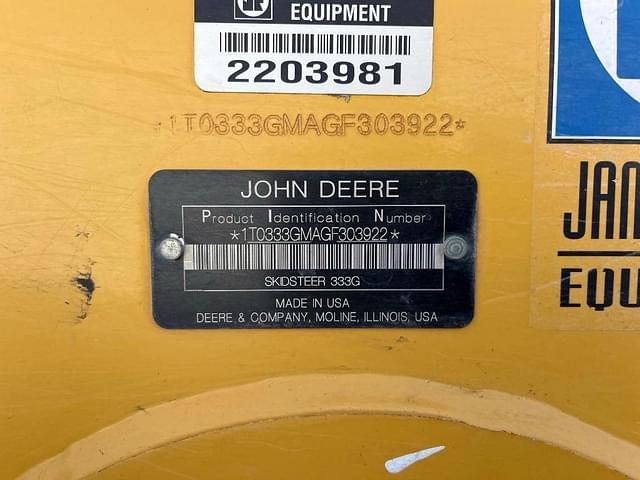 Image of John Deere 333G equipment image 4