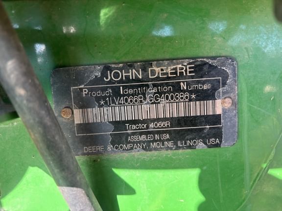 2016 John Deere 4066R Equipment Image0