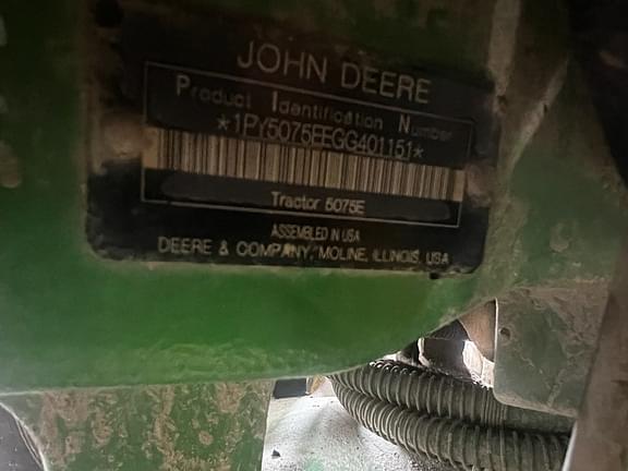 Image of John Deere 5075E equipment image 1