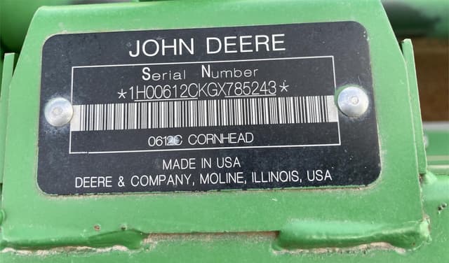 Image of John Deere 612C equipment image 2
