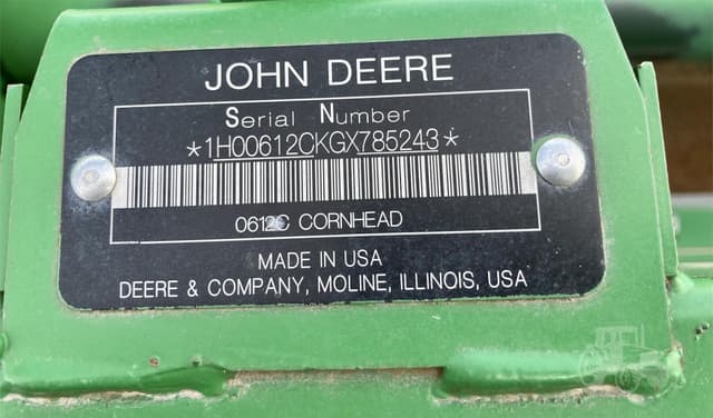 Image of John Deere 612C equipment image 2