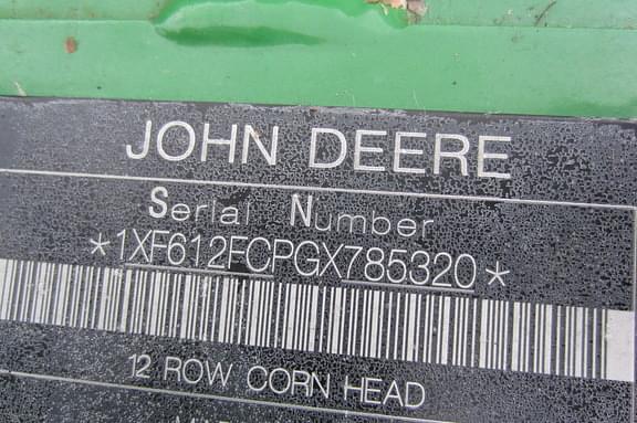 Image of John Deere 612FC equipment image 3